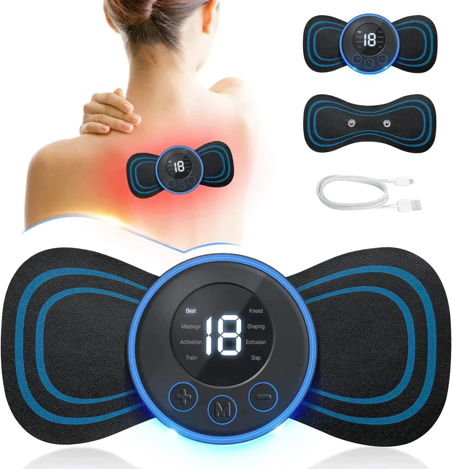 8 in 1 Mode Soothing Butterfly Portable Body Massager