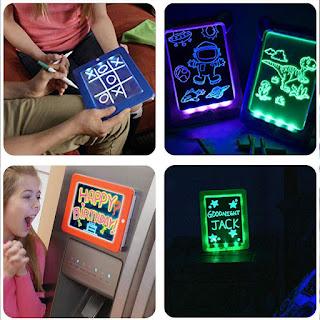 Kids Light-Up Writing Tablet (Reduce Kid's Screen Time)
