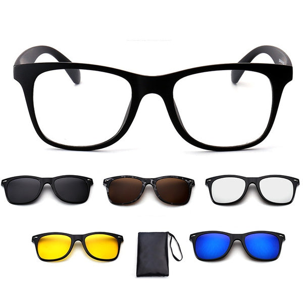 Specs Cum Sunglasses (5 in 1) Magnetic with 5 Shades