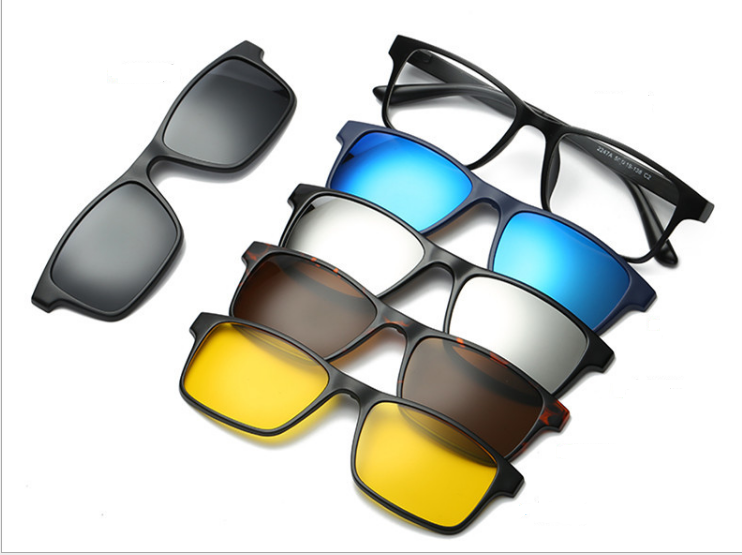 Specs Cum Sunglasses (5 in 1) Magnetic with 5 Shades